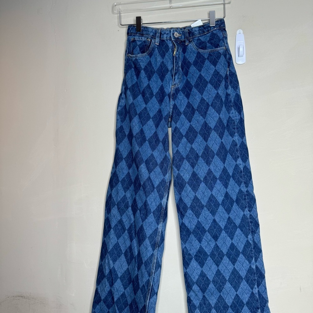 H&M wide leg fit jeans size 18